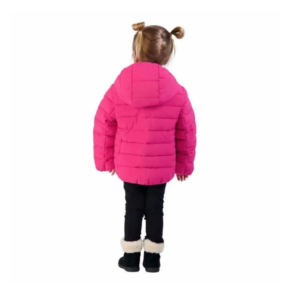 Gerry Kids' Jersey Lined Jacket Pink Zippered Pockets 2T 3T 4T - Picture 3 of 10